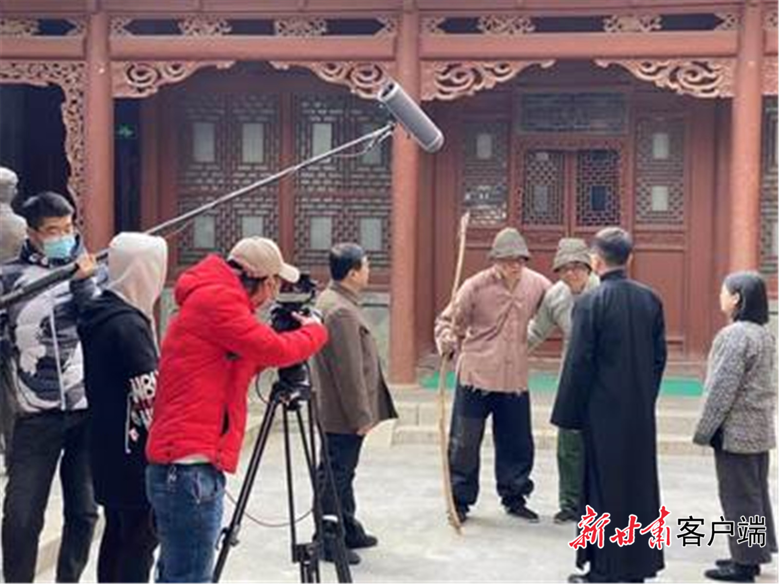 情景剧《南滩街54号》拍摄现场