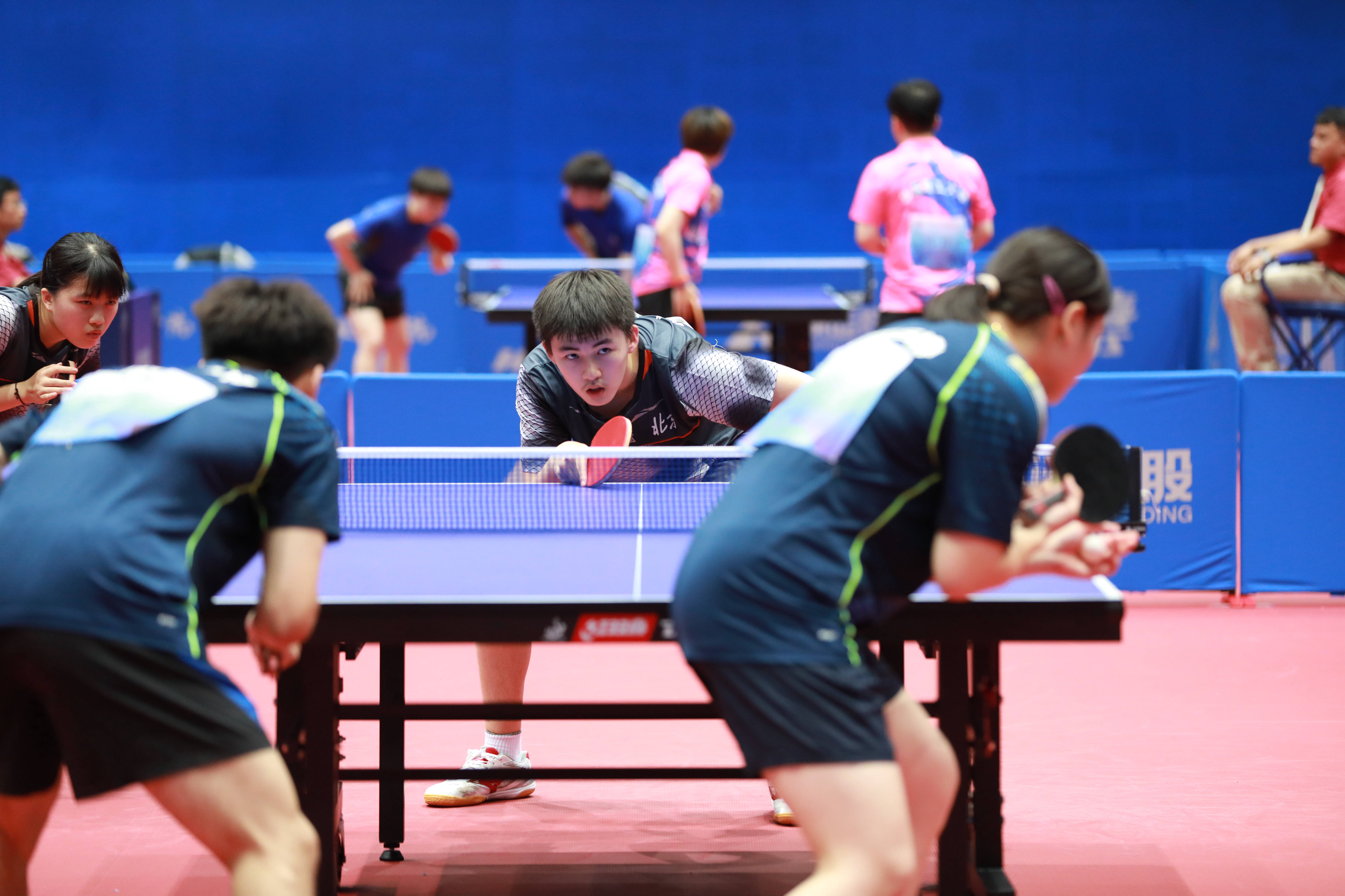 第十四届全国学生运动会乒乓球赛事混合双打冠军产生！