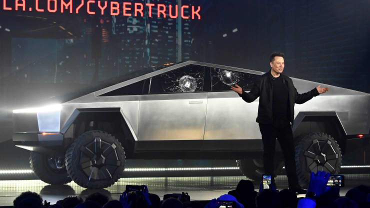 马斯克发布Cybertruck