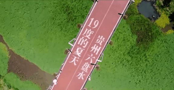 在六盘水很多地方都印有“19度的夏天”这句话，去过当地你将发现此言着实不虚 图 | 微博@阿举Vlog