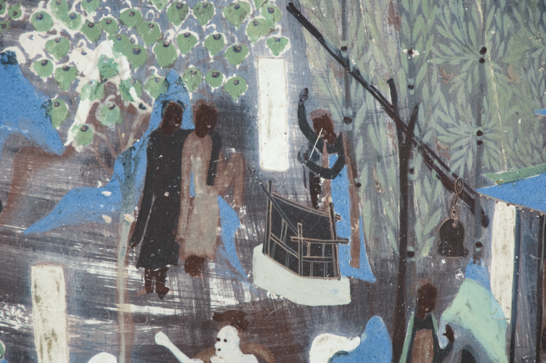 桔槔汲水 莫高窟第419窟东披 隋代