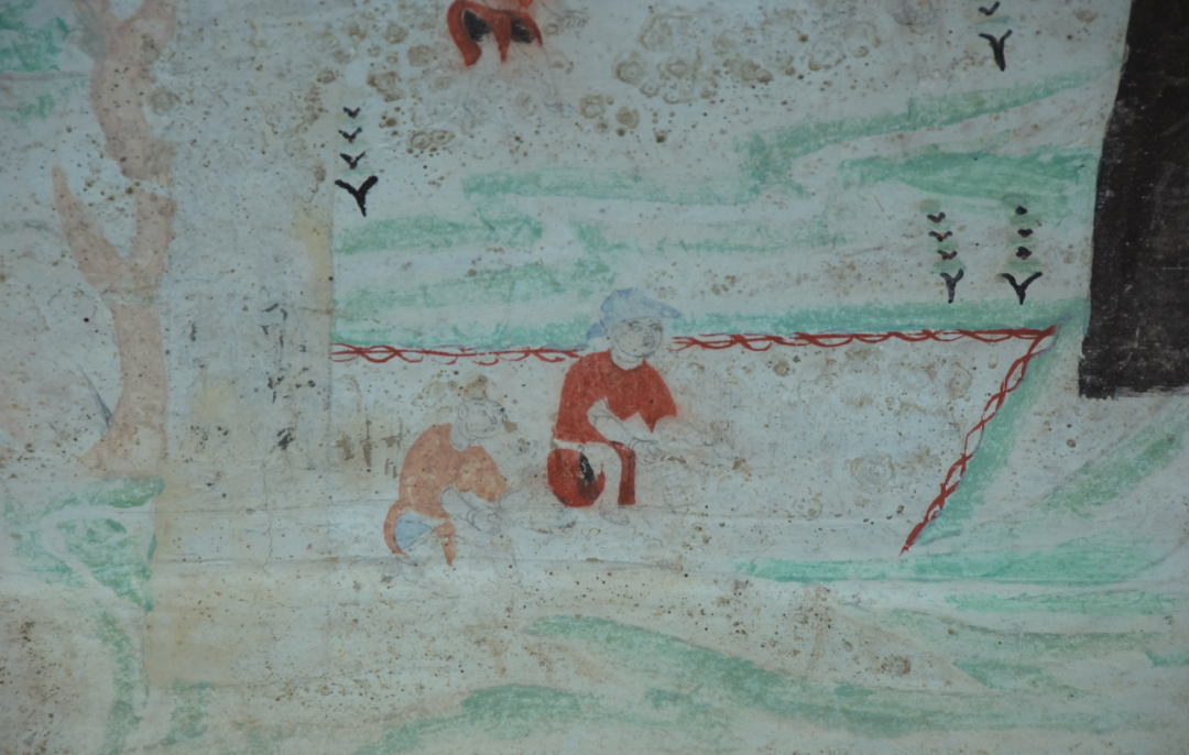 水稻插秧 莫高窟第53窟西披 五代