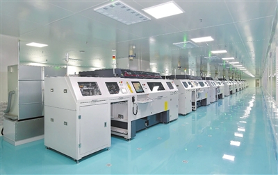 江西志浩电子科技有限公司生产车间一角