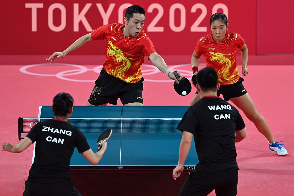 中国东京奥运会乒乓球图片