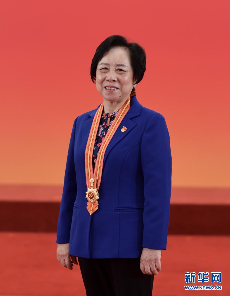 这是&ldquo;七一勋章&rdquo;获得者林丹（6月29日摄）。新华社记者 谢环驰 摄