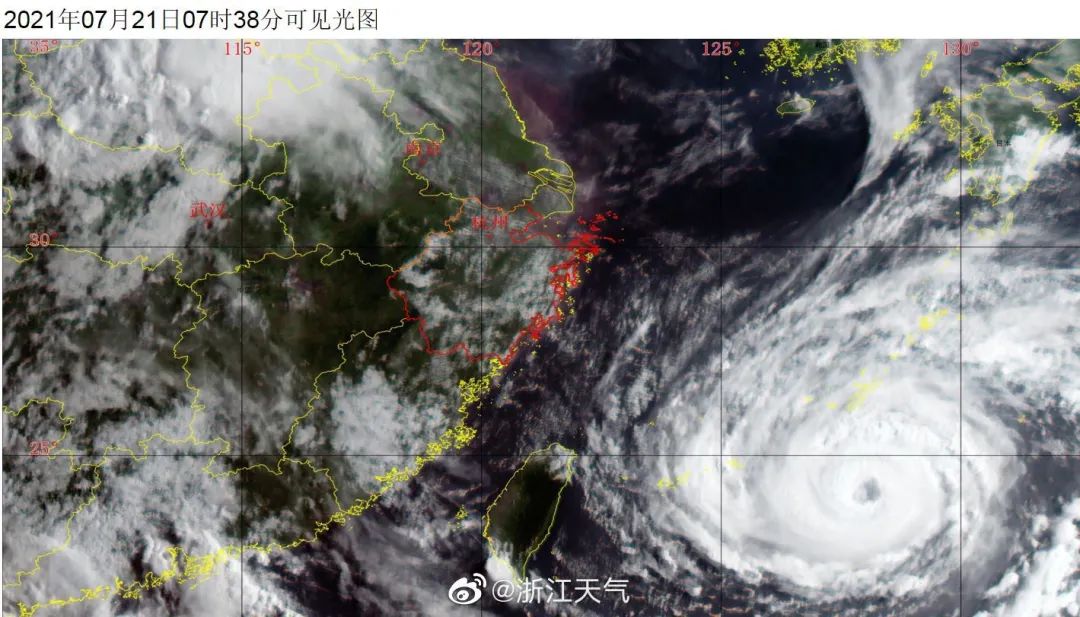 台风“烟花”最新路径指向浙江，最大可能于24-25日登陆