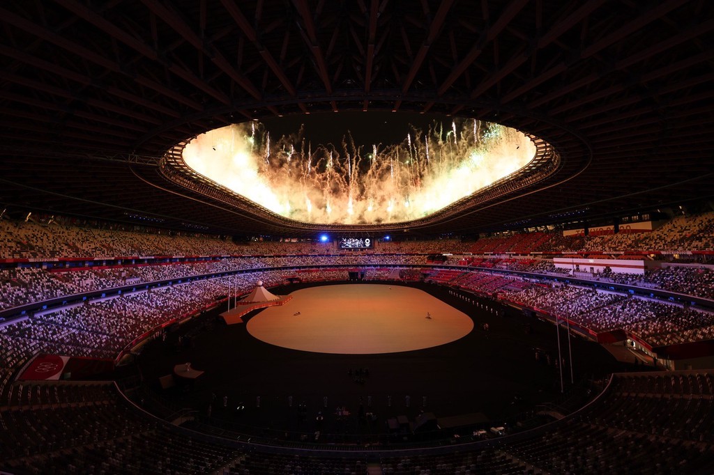 滚动更新东京奥运会开幕式精彩图片
