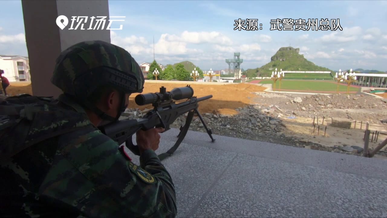 侧身跑步靶、人体部位靶……看武警狙击手这样训练