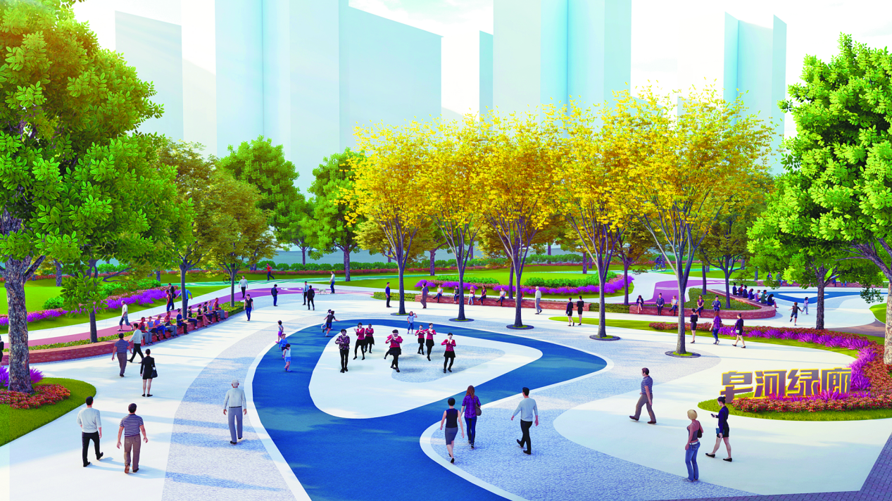 西安高新区:皂河变身休闲观光“民心河”