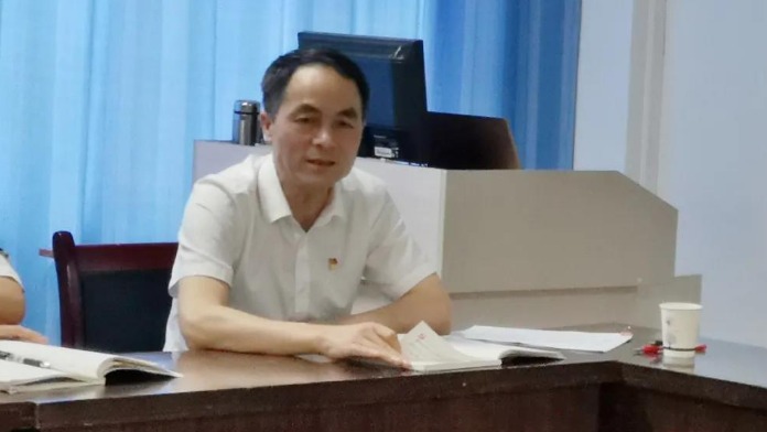 省委党史学习教育巡回指导组在江西机电职院指导工作