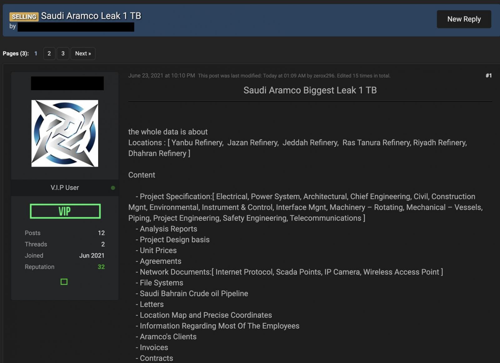 沙特阿美确认数据泄露被黑客勒索5000万美元 凤凰网