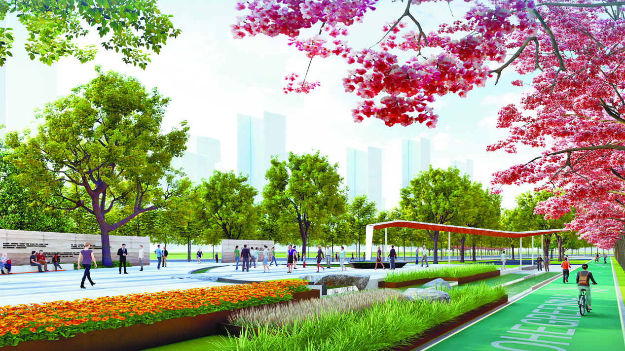 西安高新区:皂河变身休闲观光“民心河”