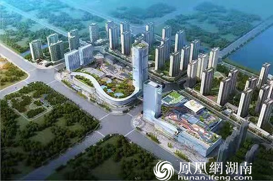 已开工的丰彩·长安九里城市综合体