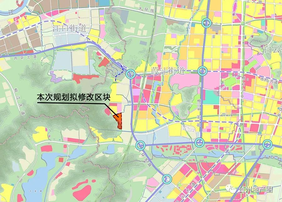 擬調整台州高鐵新區旁教育科研用地規劃將變