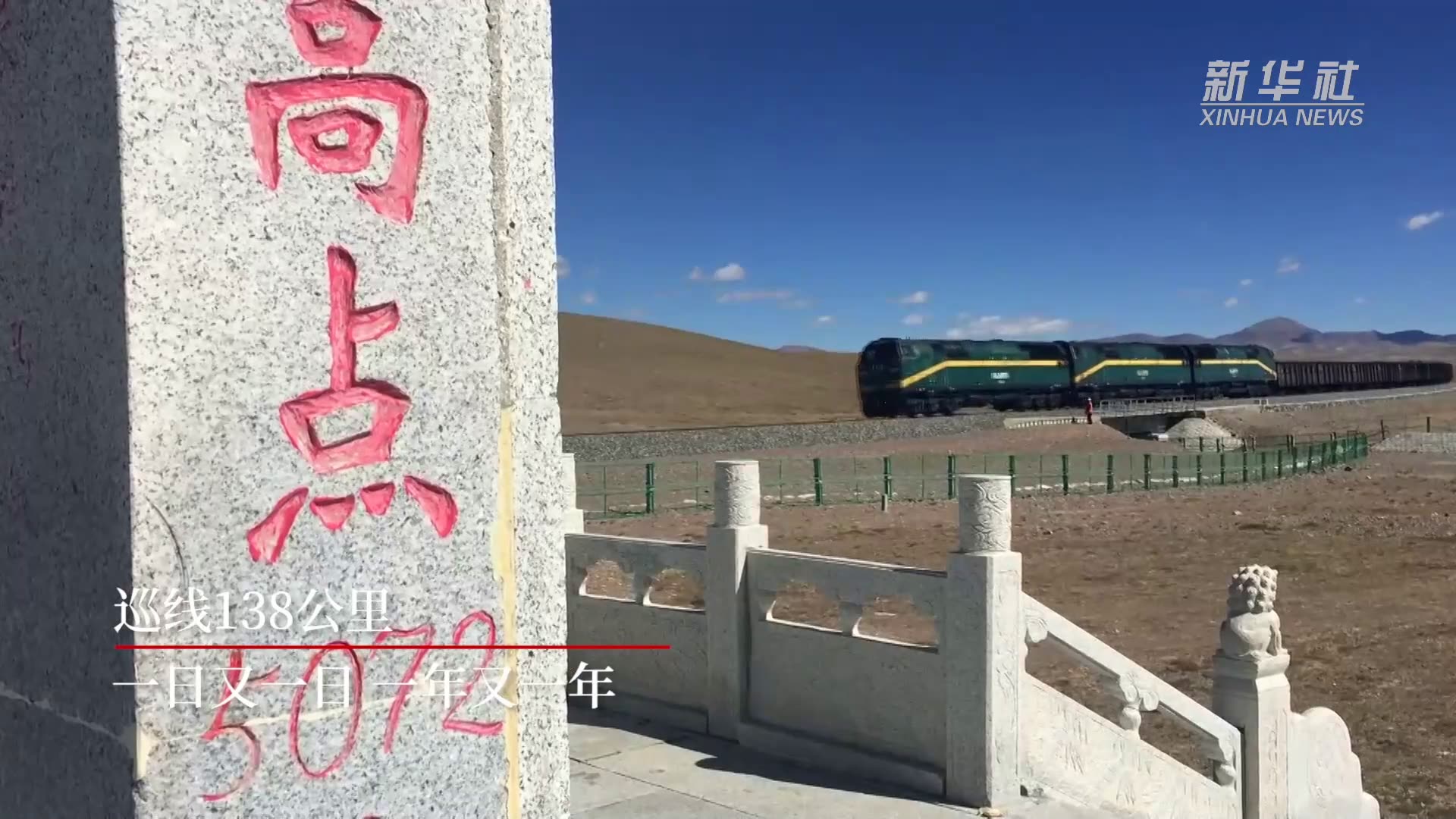 青藏铁路与公路-蓝牛仔影像-中国原创广告影像素材