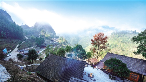 永順縣靈溪鎮洞坎村. 湘西州美麗湘西辦供圖