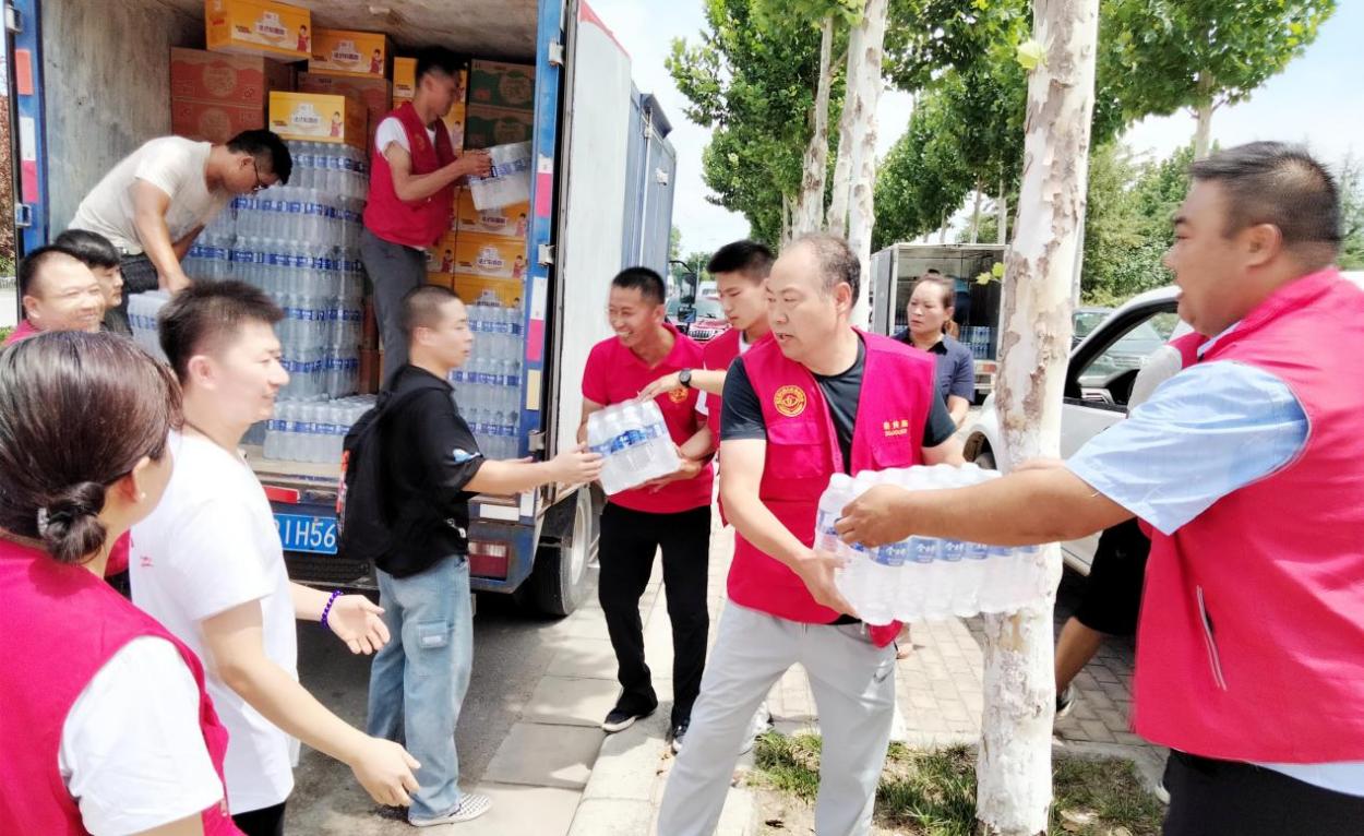 洪水无情 网信有爱 商丘网信系统53万余元物资分批驰援灾区