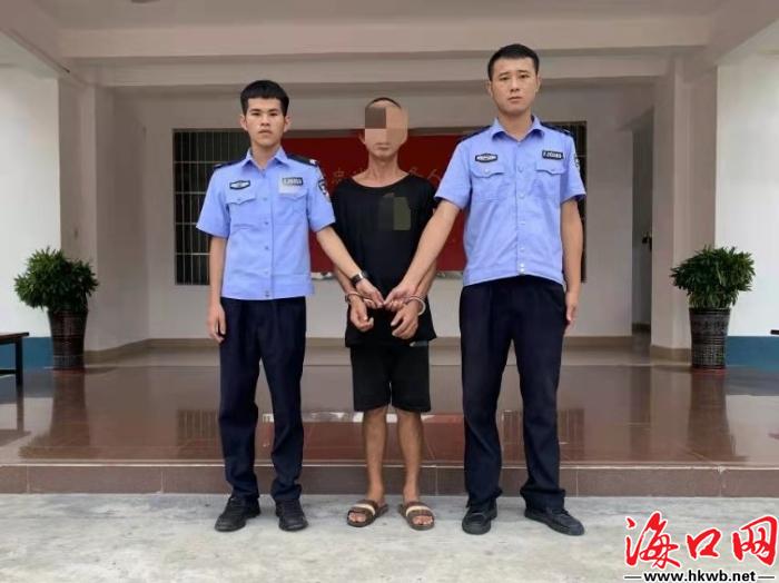 海南一男子酒后打砸邻居家门 被拘留10日