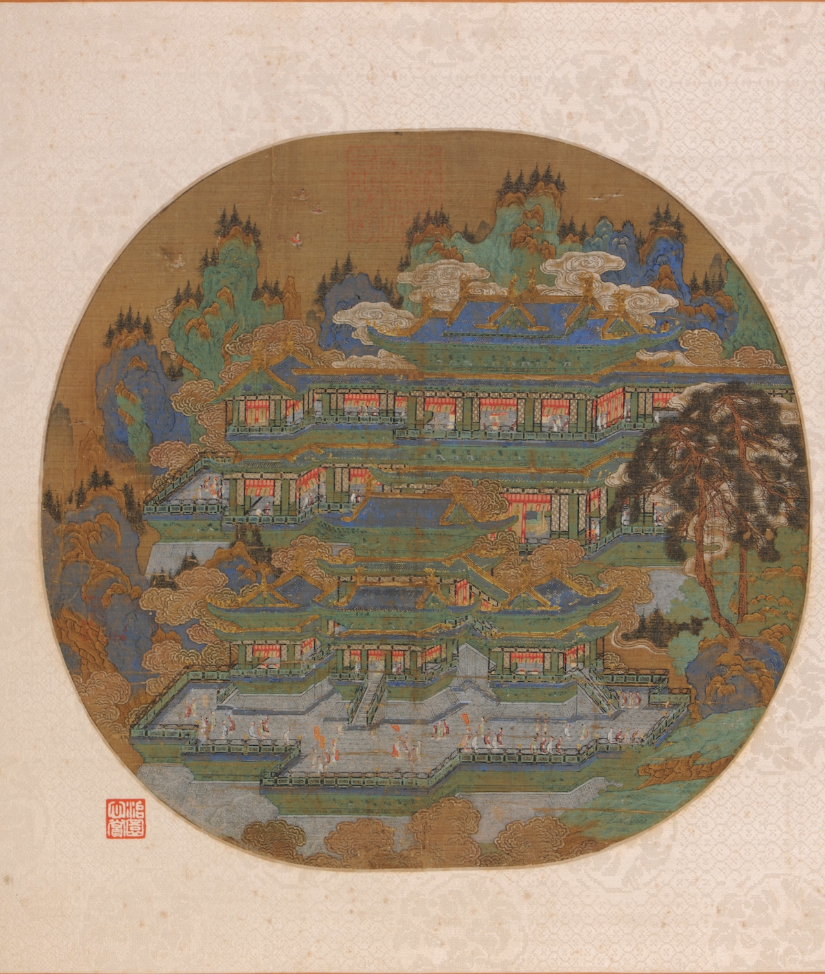 元代《仙山楼阁图》