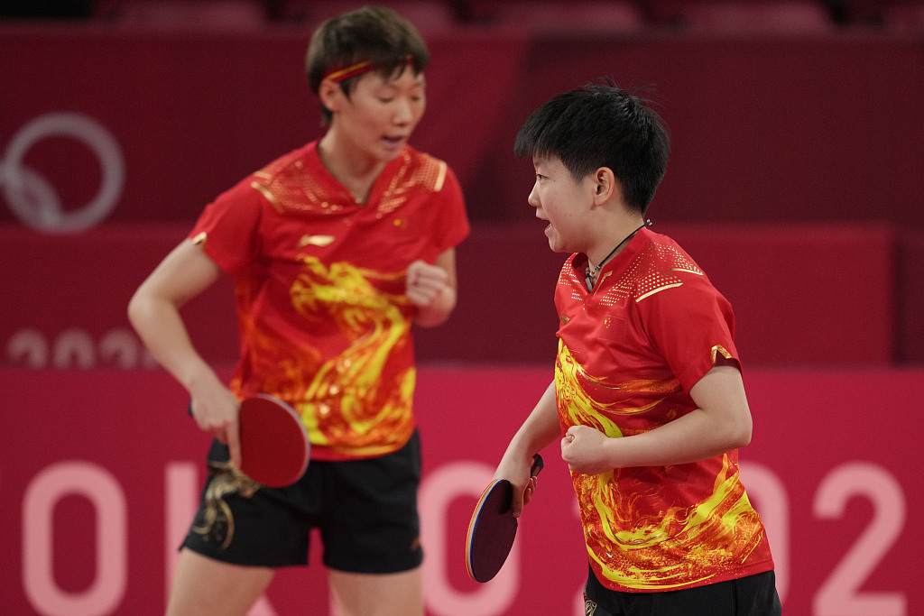 乒乓球女子团体1/8决赛：中国队3-0奥地利顺利晋级八强_凤凰网