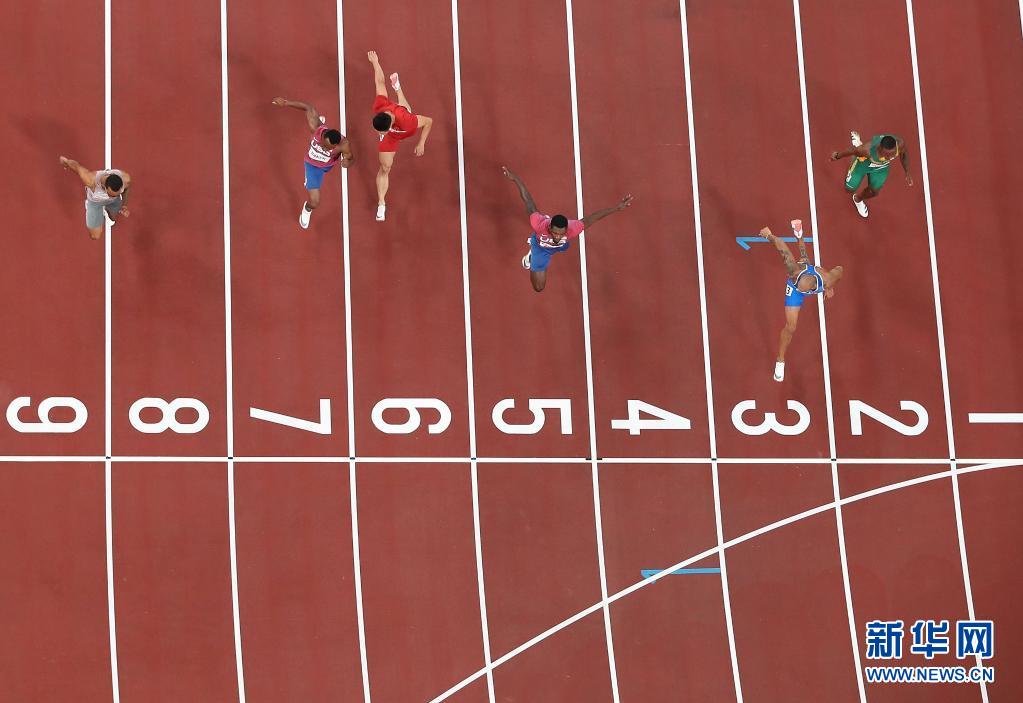 当日,中国选手苏炳添出战东京奥运会田径男子100米决赛.