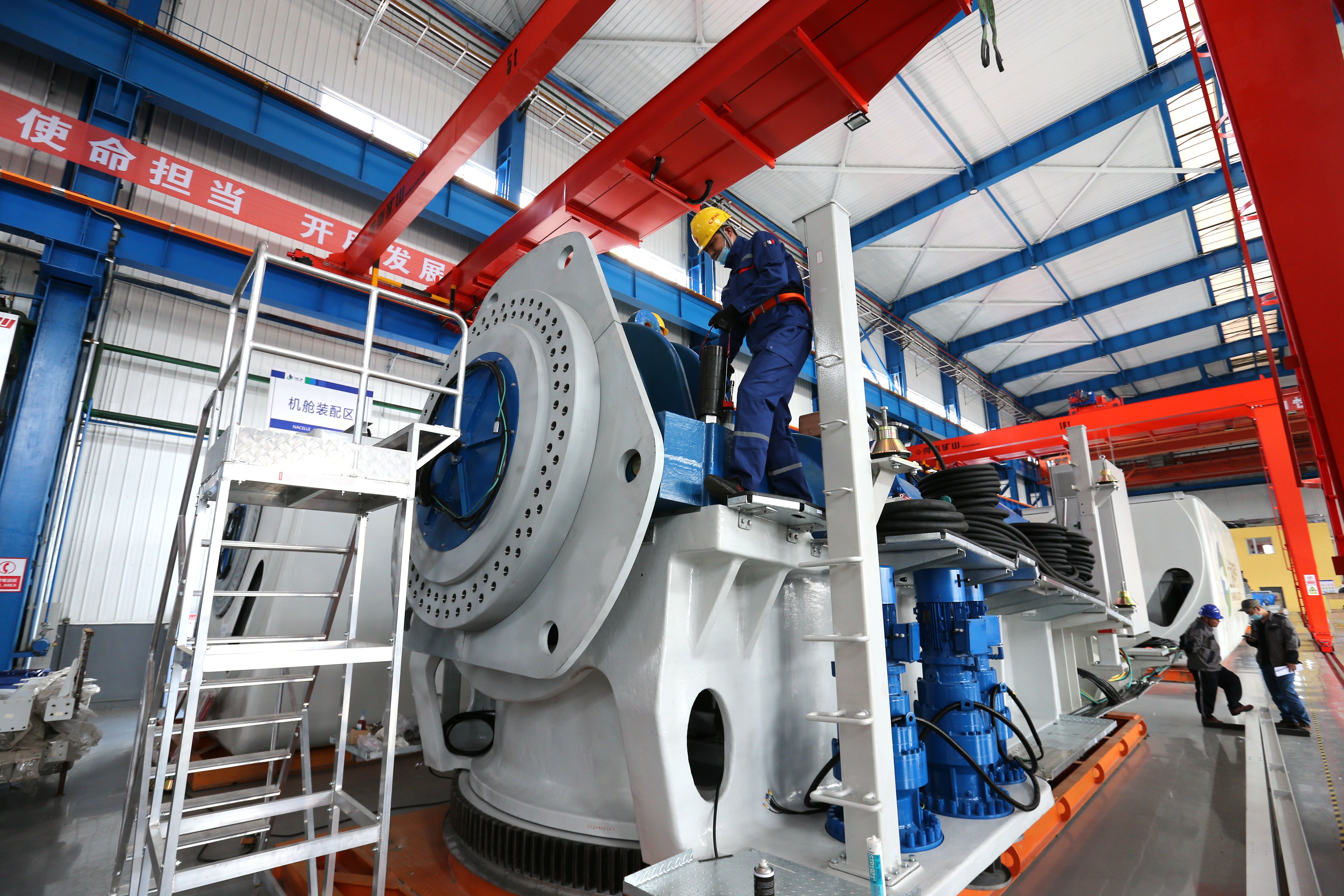 中国一重集团有限公司风电制造厂生产装配线