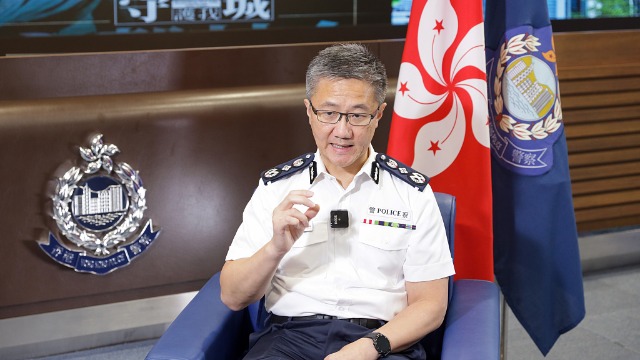 香港警務處處長:加強警隊國安教育 一年內全面轉為中式步操