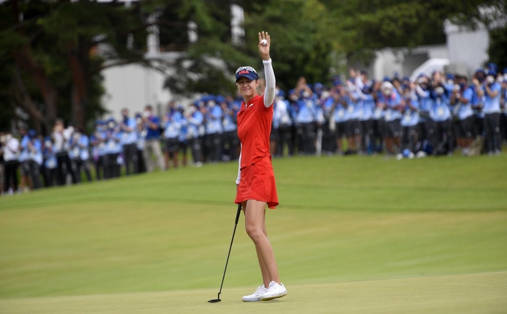 高尔夫决赛冯珊珊排名第8 美国球手夺冠