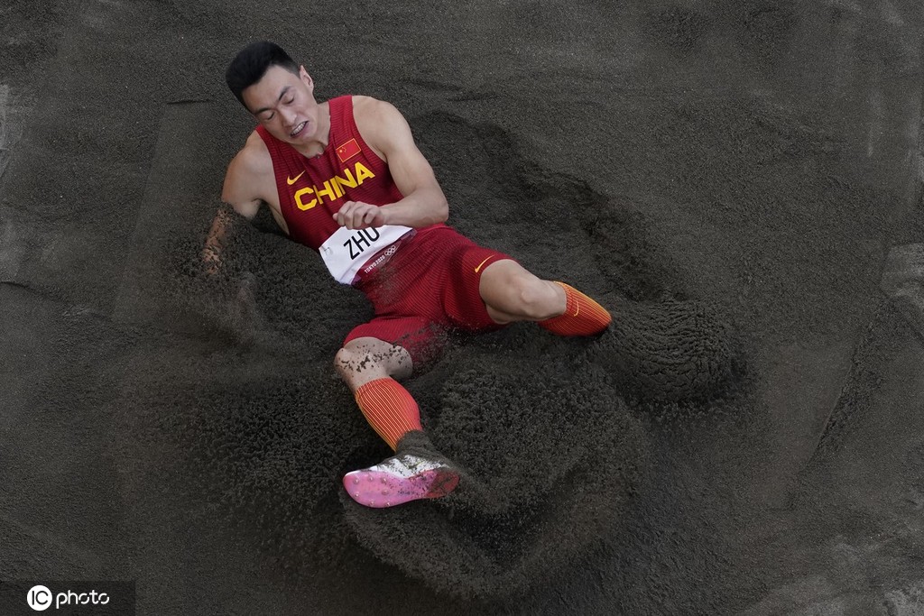 创历史！朱亚明三级跳17.57m摘银 中国奥运会最佳成绩