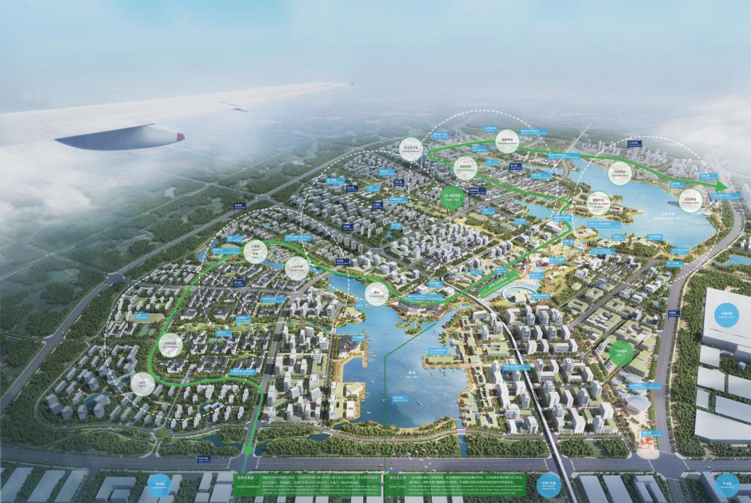 空港新城规划效果图图片