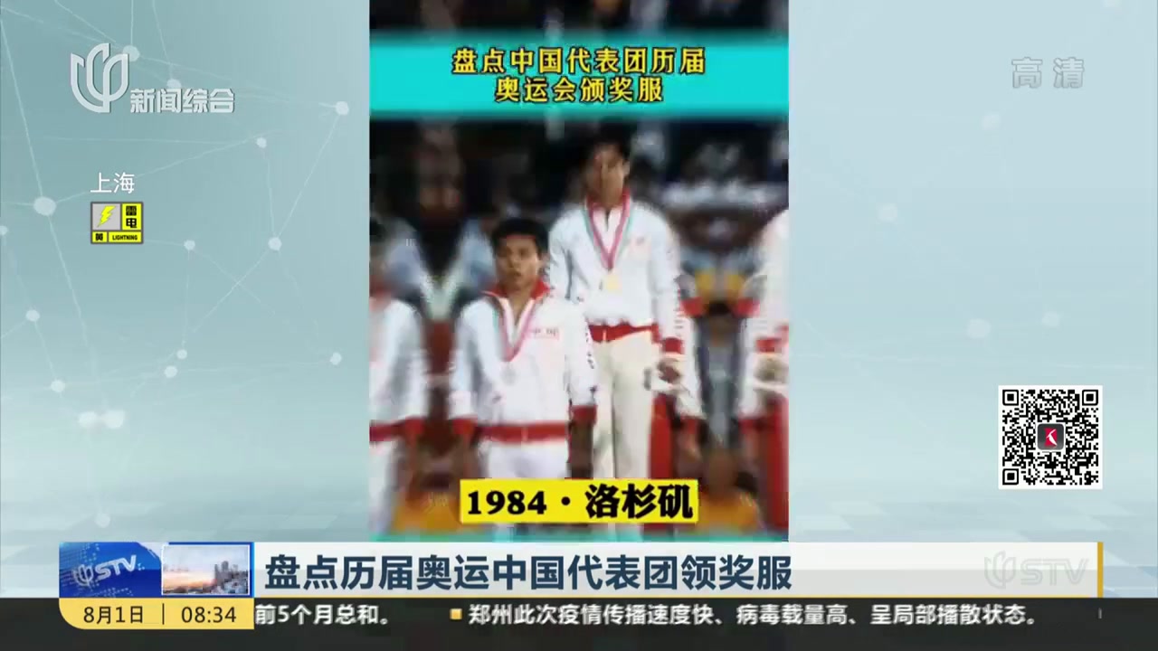 盘点历届奥运中国代表团领奖服