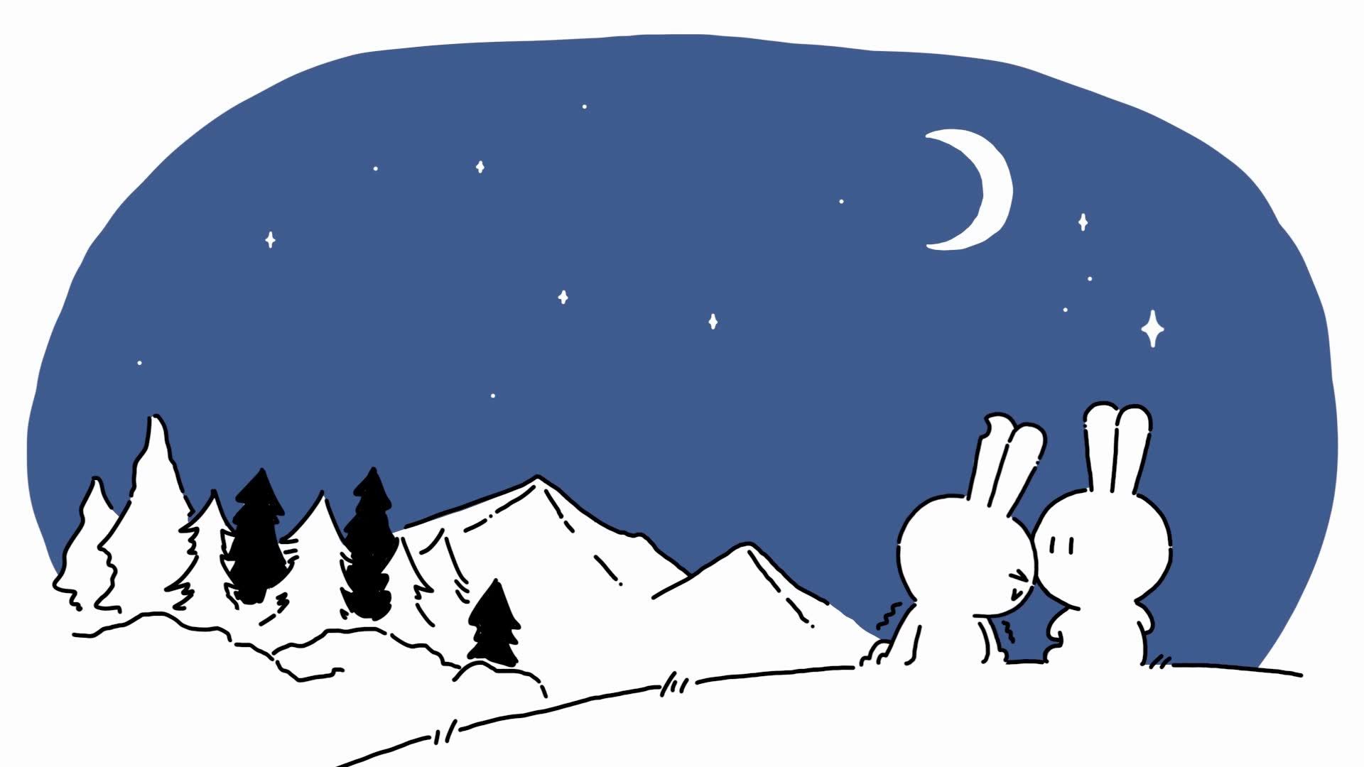 兔子又双叒叕来了,陪你一起看流星雨过七夕