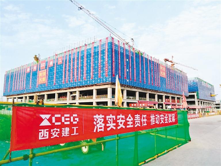 项目施工现场。（西安建工集团供图）