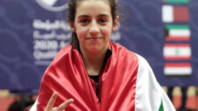 叙利亚乒乓球女孩图片