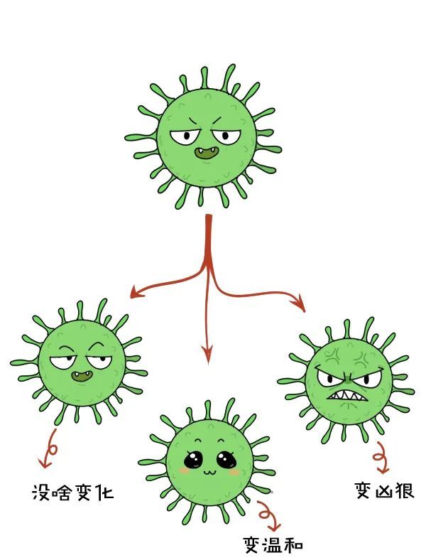 新冠病毒变异图示图片