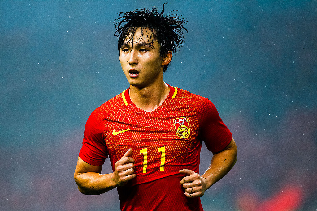 河北队队员尹鸿博.