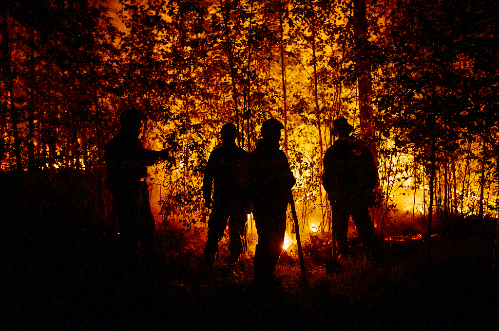 山火毒雾笼罩西伯利亚