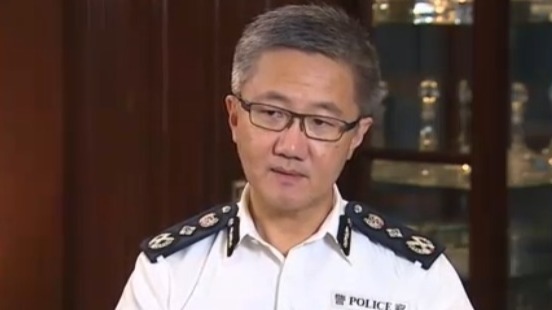 香港警务处处长乱港学生组织若违法将依法拘捕