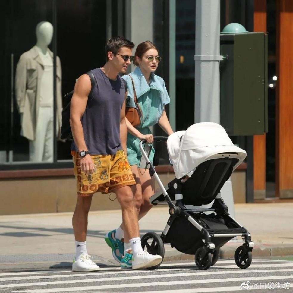 宝宝推车bugaboo博格步,超模gigi遛娃必备婴儿车