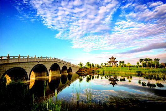 四坝海子风光秀丽