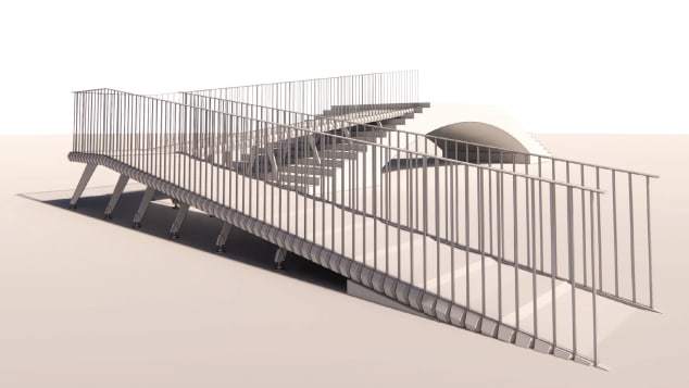 新坡道将运用防滑和静音的材料。 Comune di Venezia 图