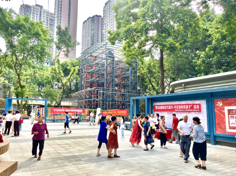 九龙坡区红育坡示范段白马凼(重庆市住房城乡建委供图)