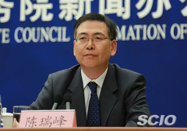 陈瑞峰,图片来源:国务院新闻办公室网站