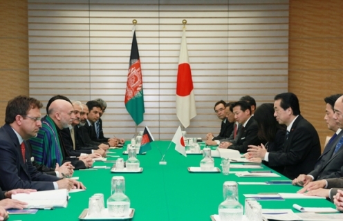 ▲2012年7月8日 阿富汗援助会议在东京举行