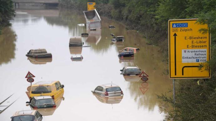 研究：气候变暖是造成7月欧洲暴雨的主因