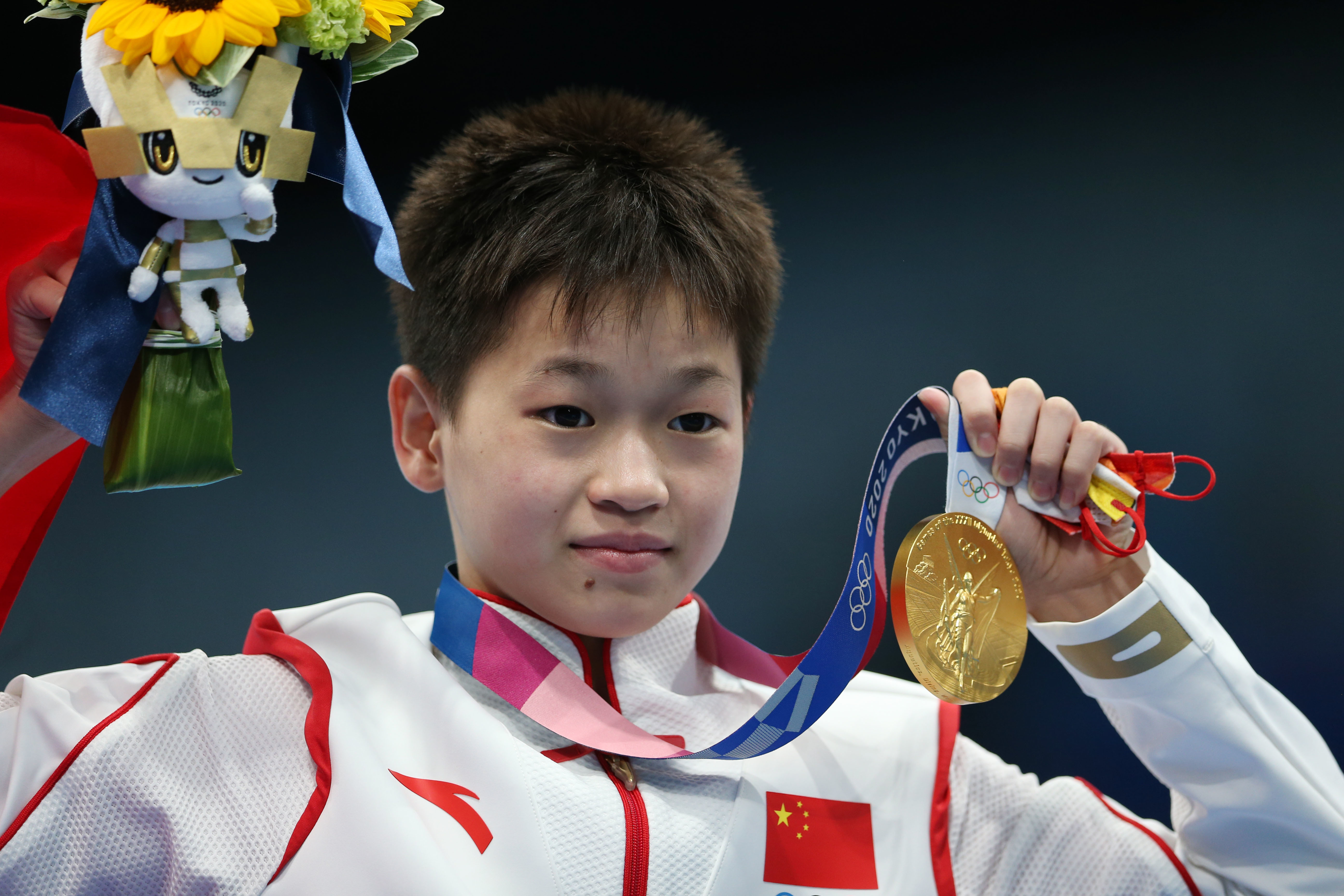 满分！中国代表团最小运动员，14岁全红婵10米跳台夺金_运动家_澎湃新闻-The Paper