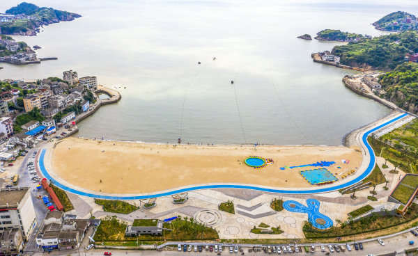 玉环坎门后沙沙滩.浙江新闻客户端拍友 陈灵恩 摄