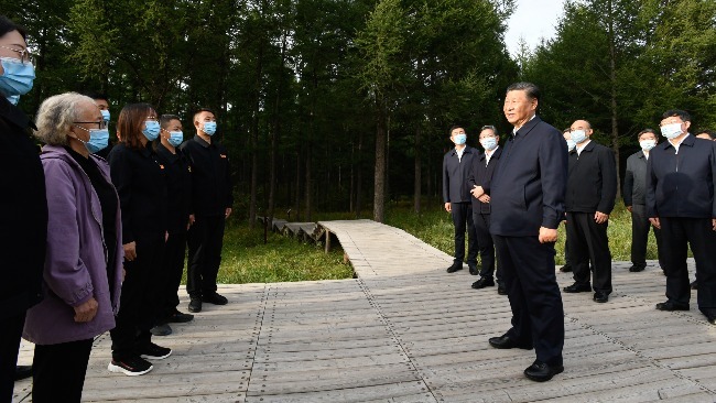 习近平：发扬塞罕坝精神 在新征程上再建功立业