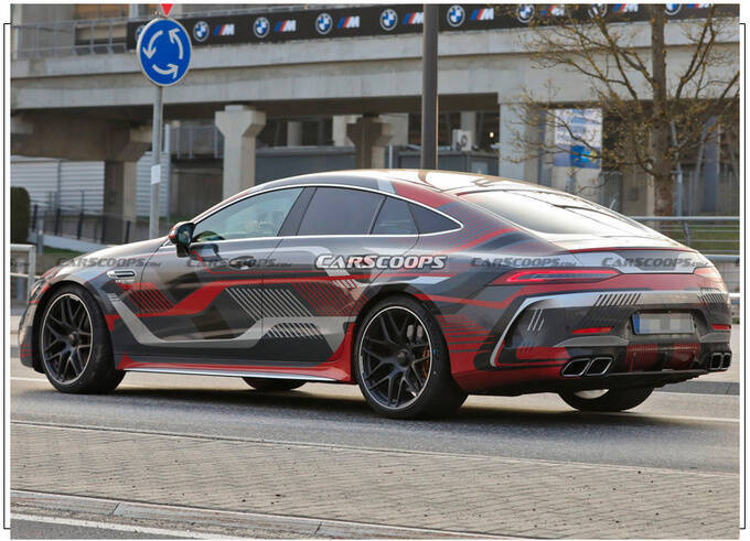 梅赛德斯-AMG新款GT 73e实车曝光下月即将发布-图4