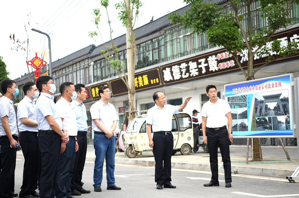 宿城区委书记张辉专题调研王官集镇